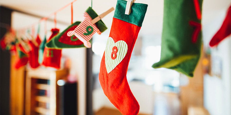 Christmas stocking - blog post by Blooming Artificial