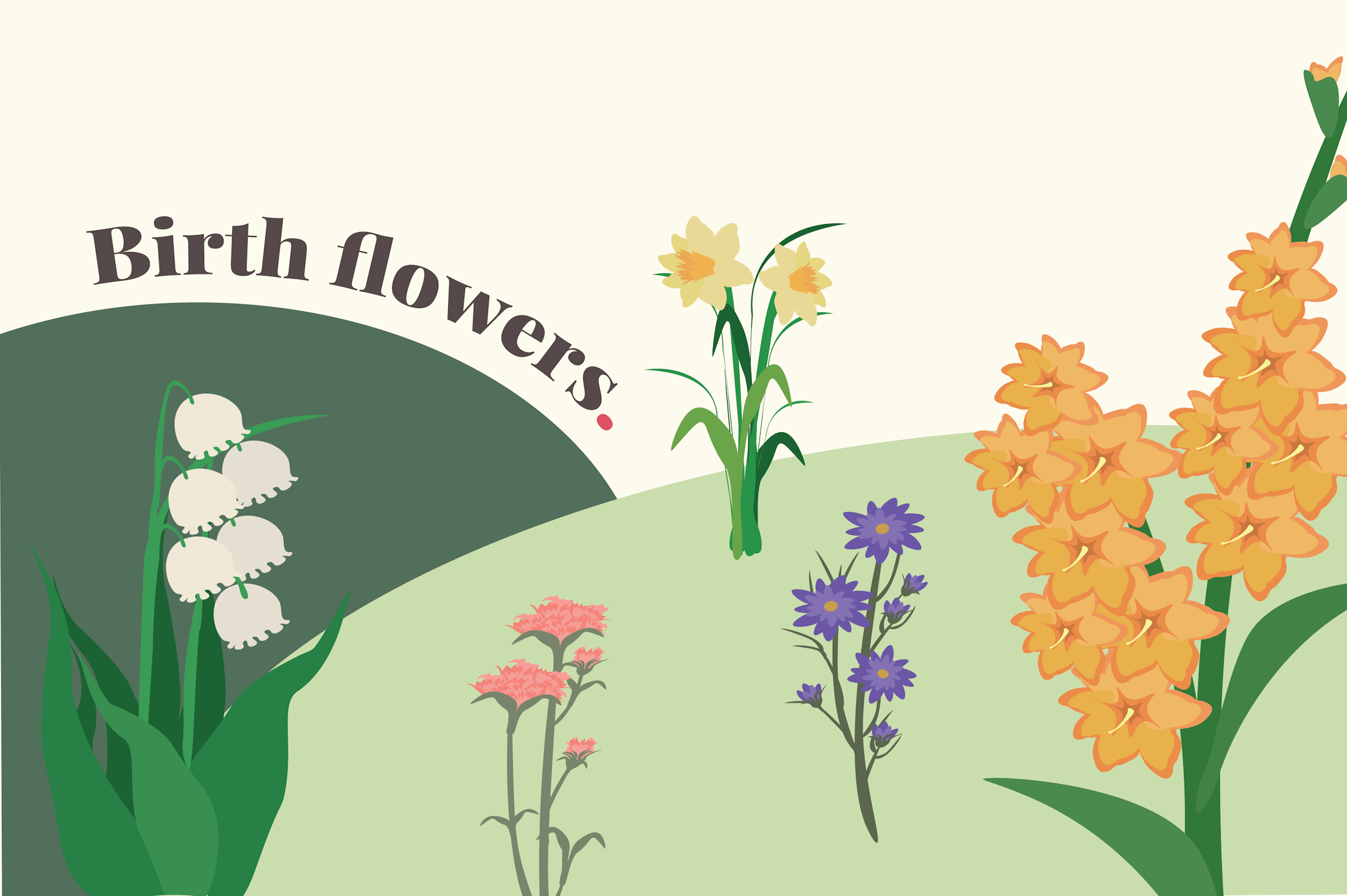 Birth flowers and their fake alternatives blog by Blooming Artificial