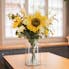 Artificial lazy days bouquet in kitchen