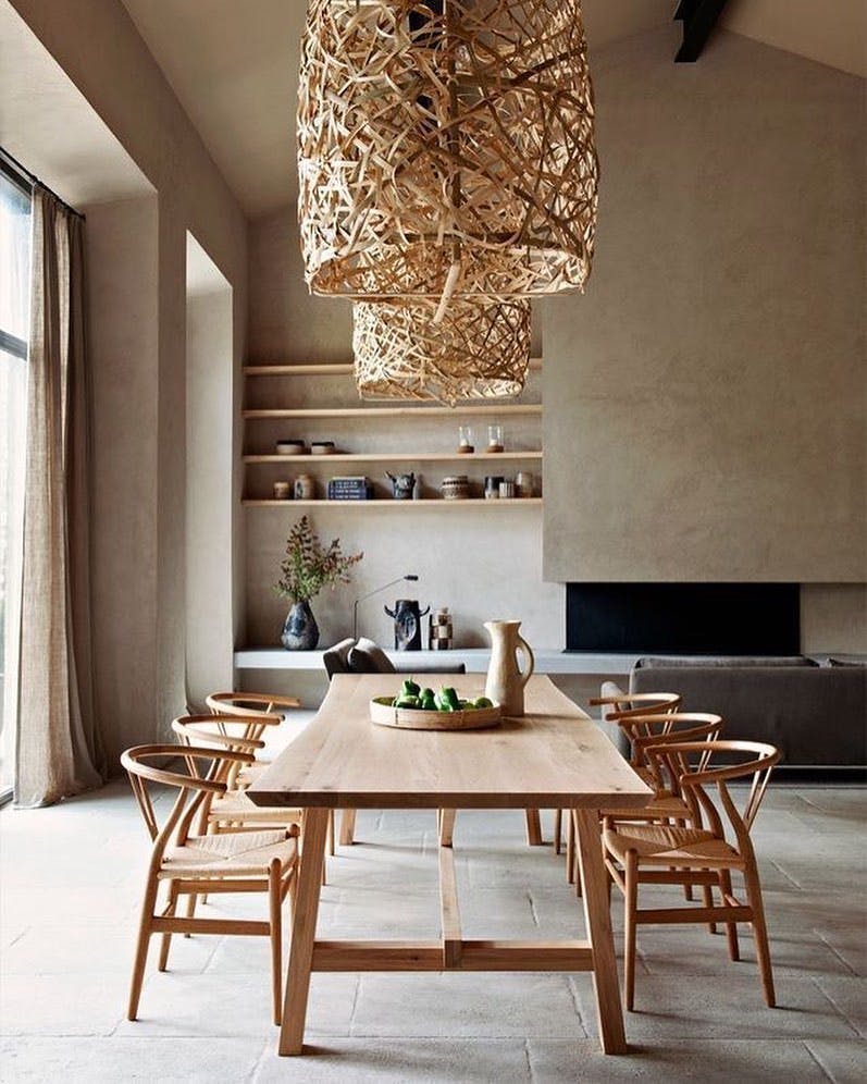 Japandi dining decor - blog post by Blooming Artificial