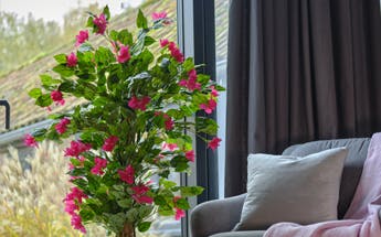 Bougainvillea artificial flowering tree preview image link