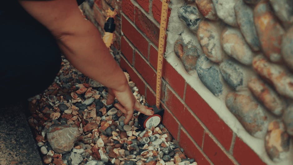 Measuring a brick wall