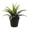 Artificial agave desktop plant