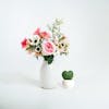 Romantic flowers and hoya heart plant bundle by Blooming Artificial