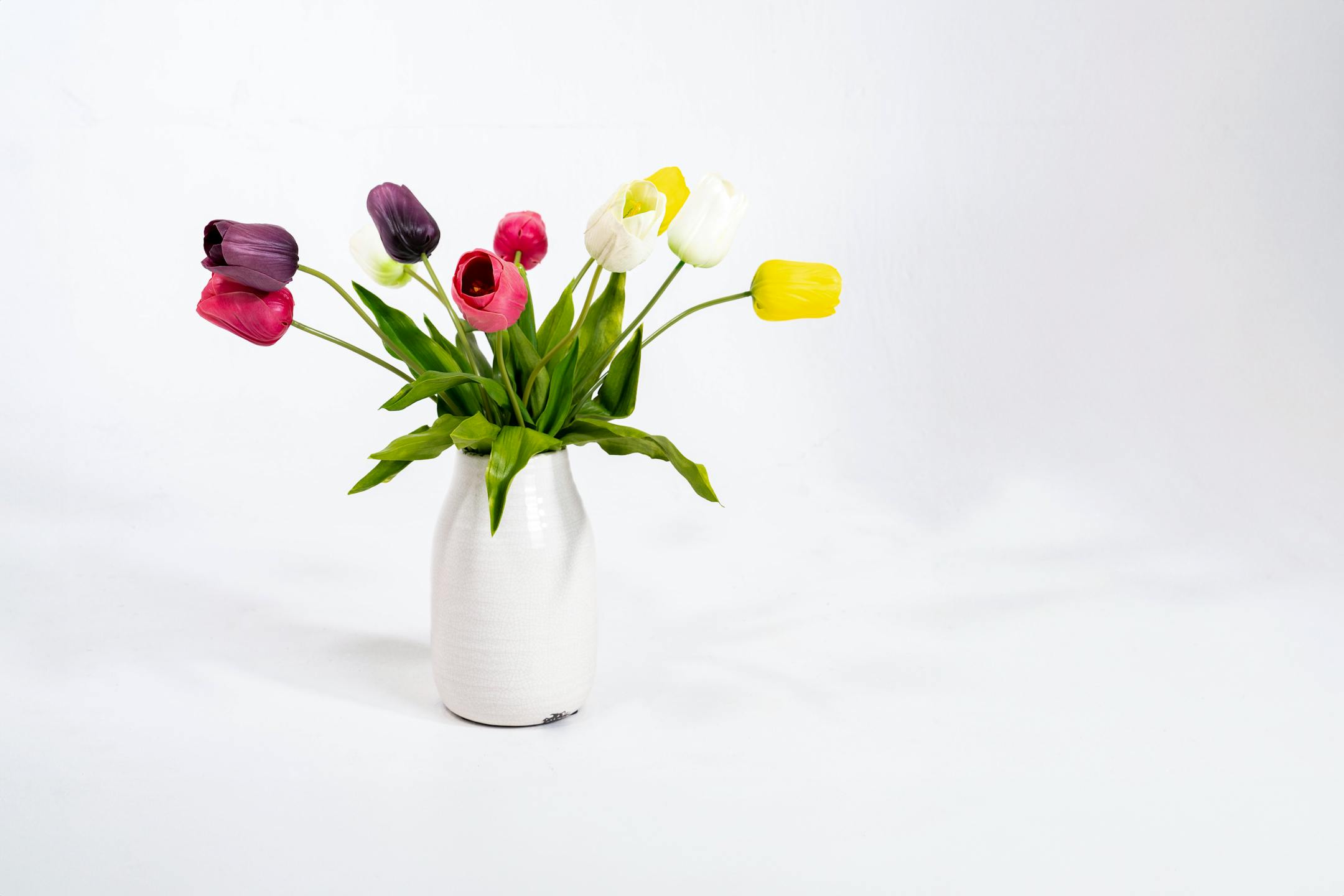 Artificial Tulip Flower Arrangement Blooming Artificial