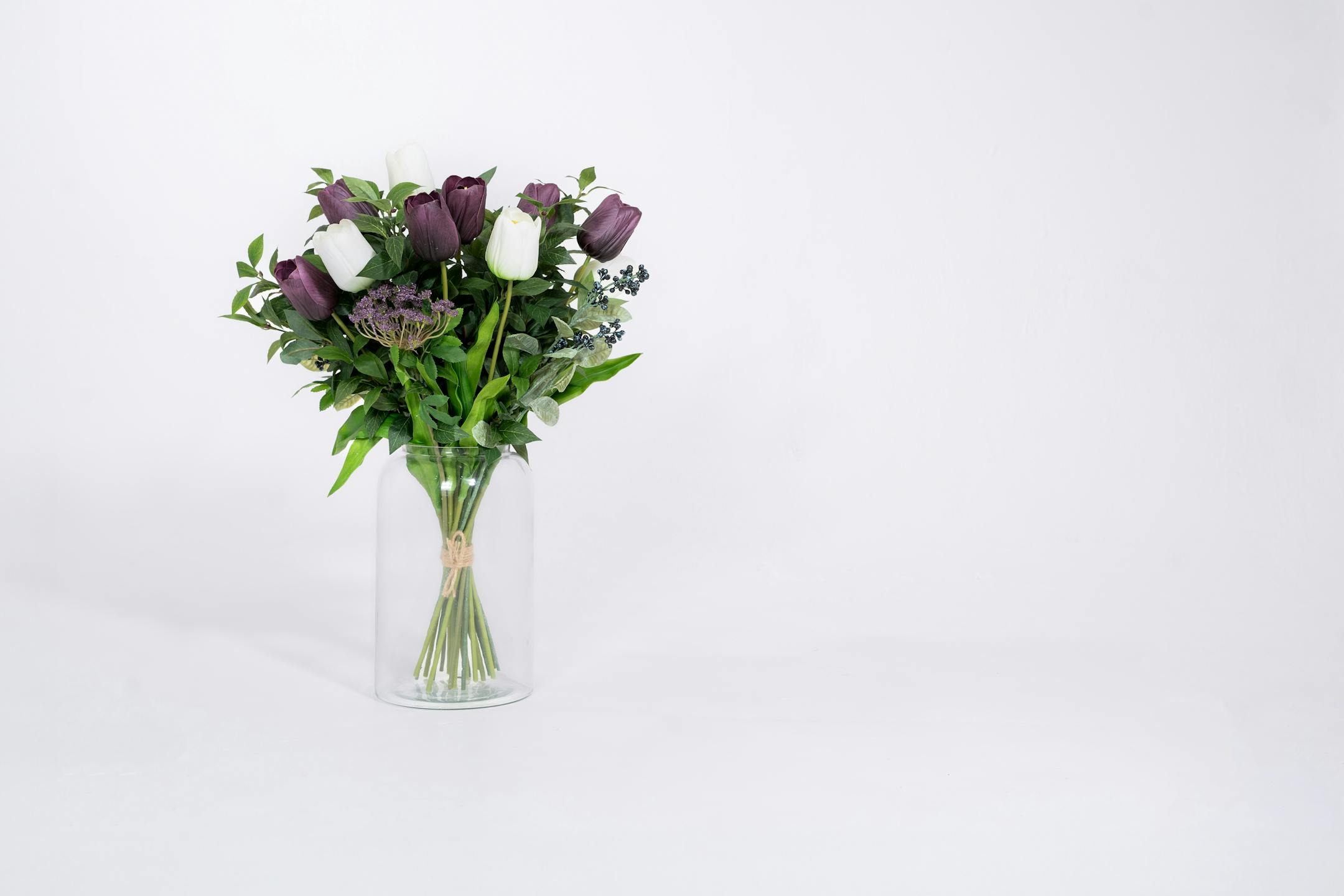 Faux twilight bouquet by Blooming Artificial