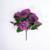Purple artificial pansy bush