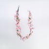 Artificial pink blossom garland