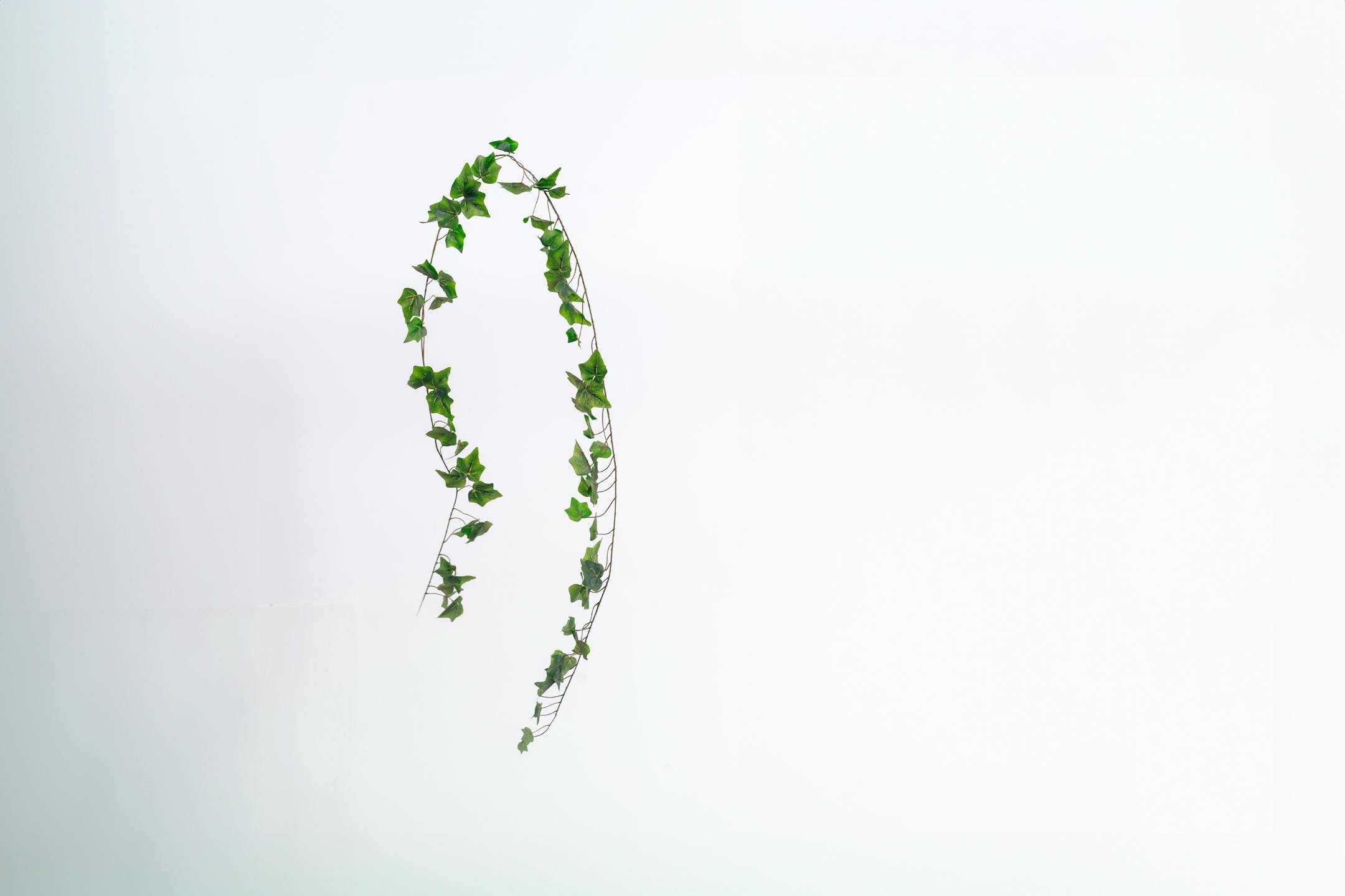Artificial green ivy foliage garland