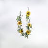 Artificial sunflower garland