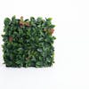 Red artificial photinia living wall