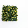 Artificial yellow photinia living wall mat