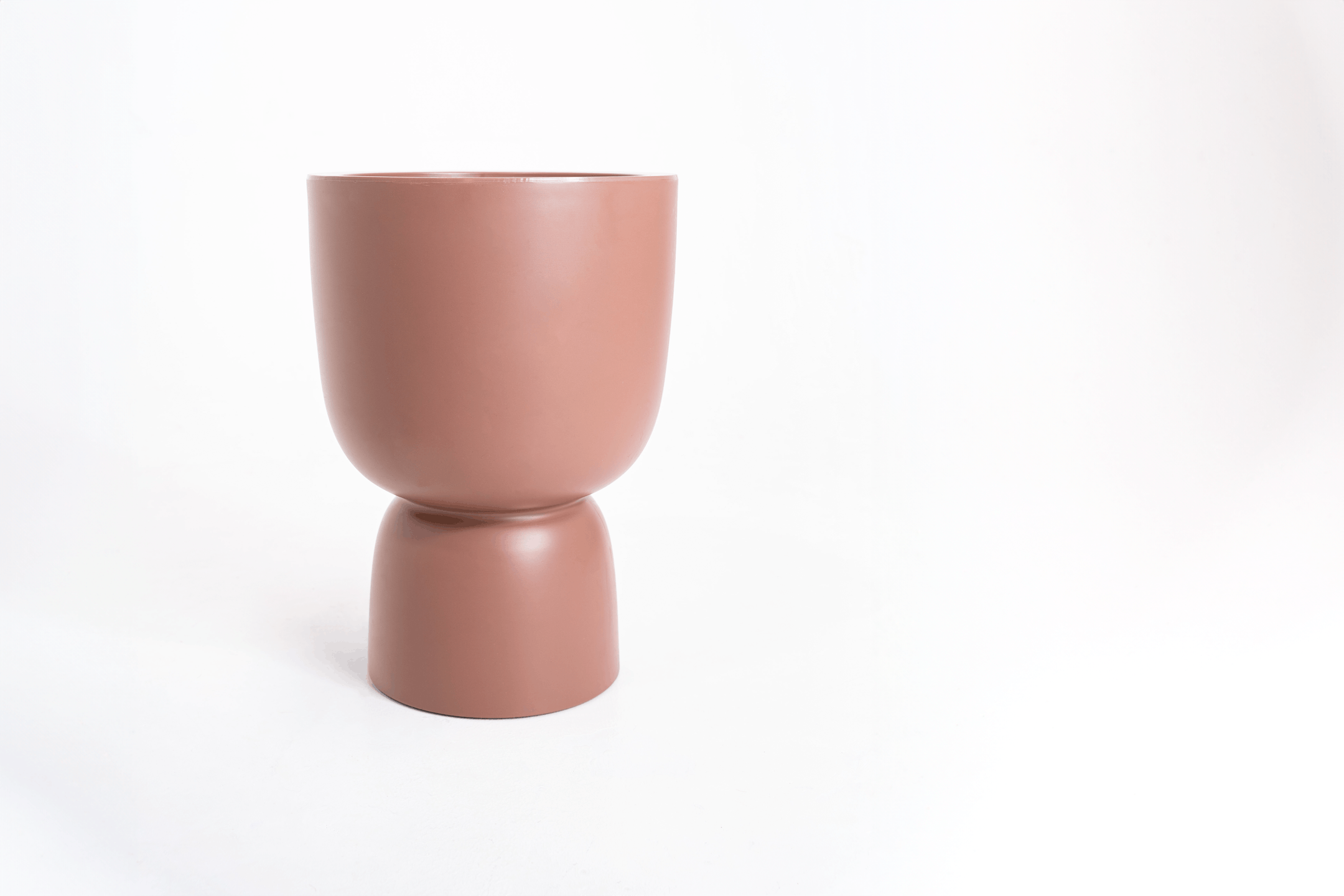 Pink pure couple plant pot