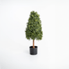 90cm artificial boxwood tower topiary