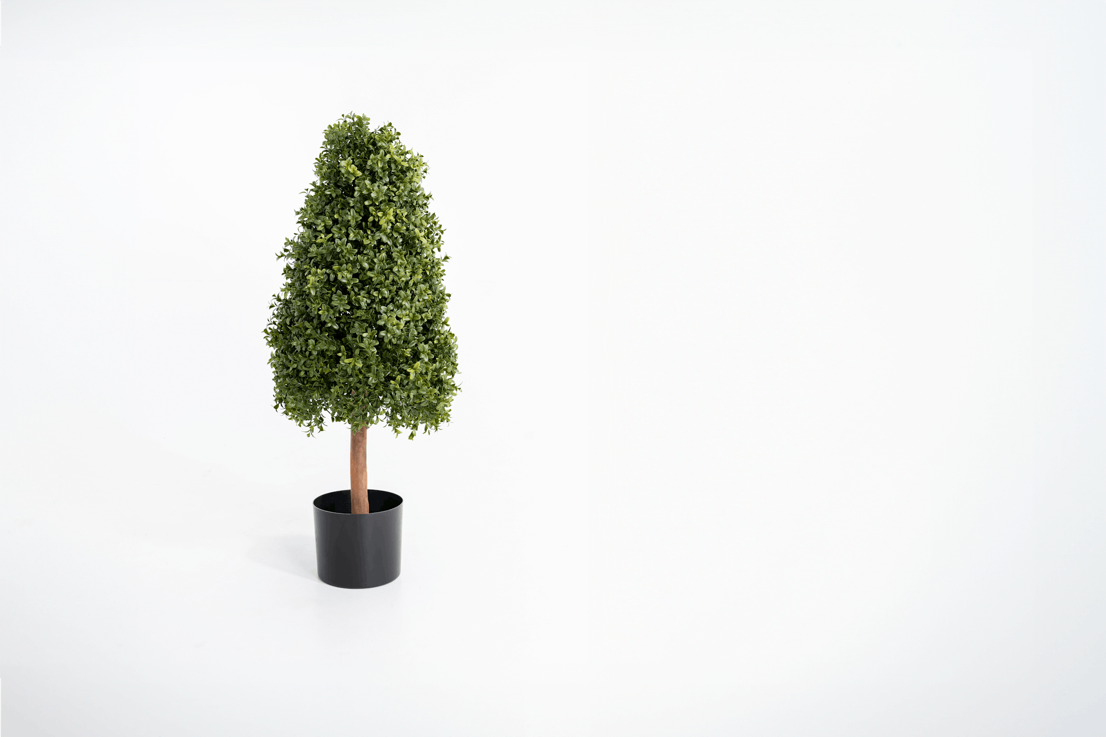 90cm artificial boxwood tower topiary