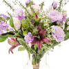 Artificial amethyst flower bouquet