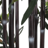 Black stem artificial bamboo close up of black canes