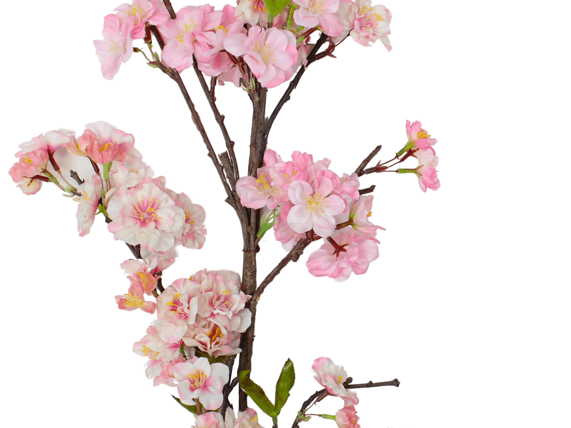 Pink artificial blossom garland flowers