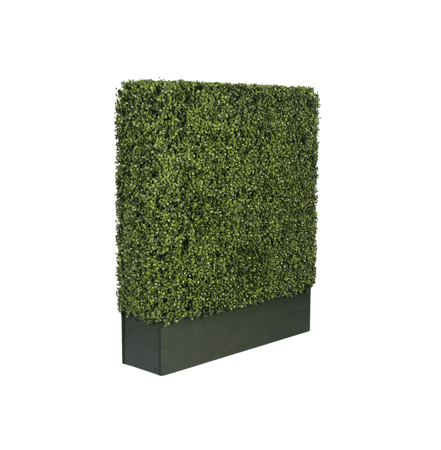 Artificial boxwood hedge