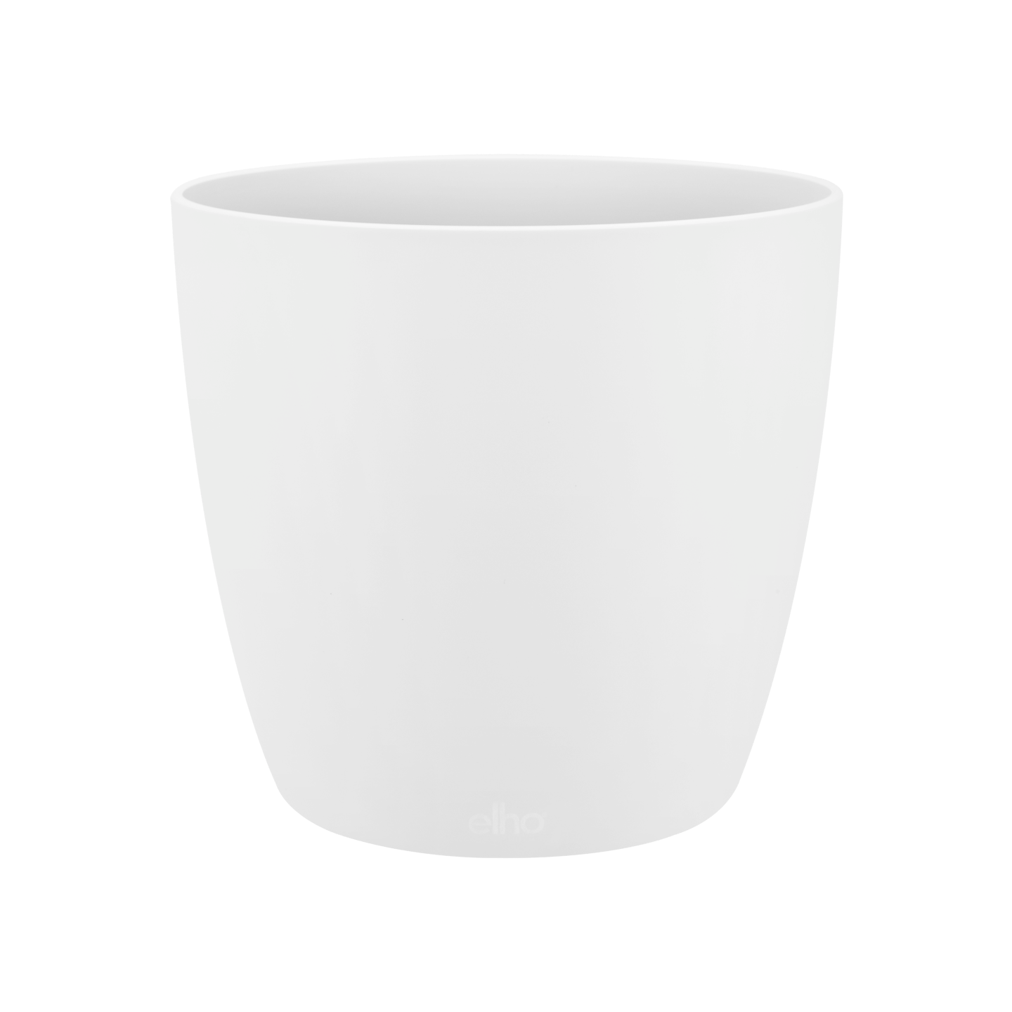 White brussels round plant pot