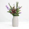 Lilac fake flower arrangement