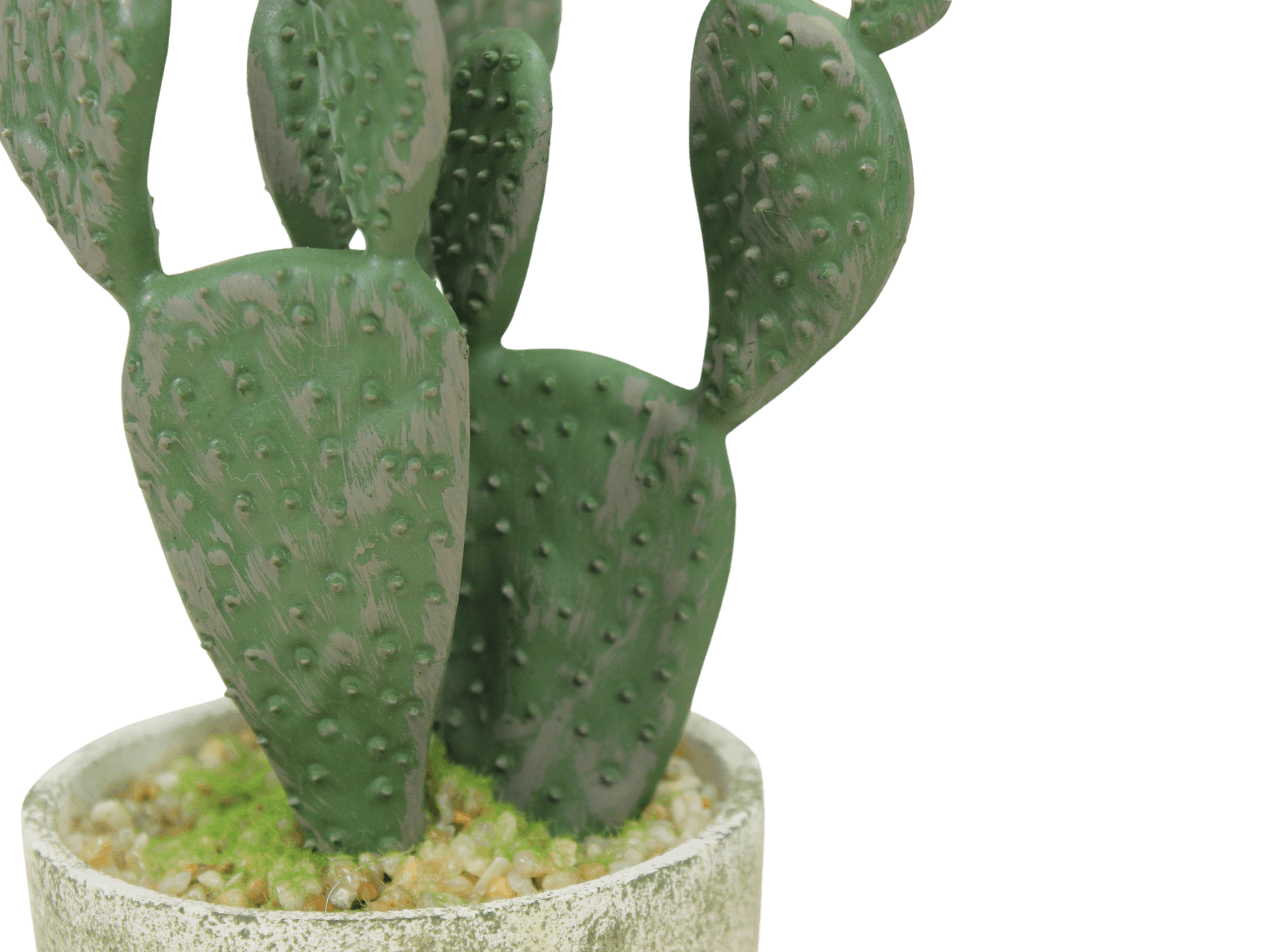 Artificial bunny ear cactus leaves