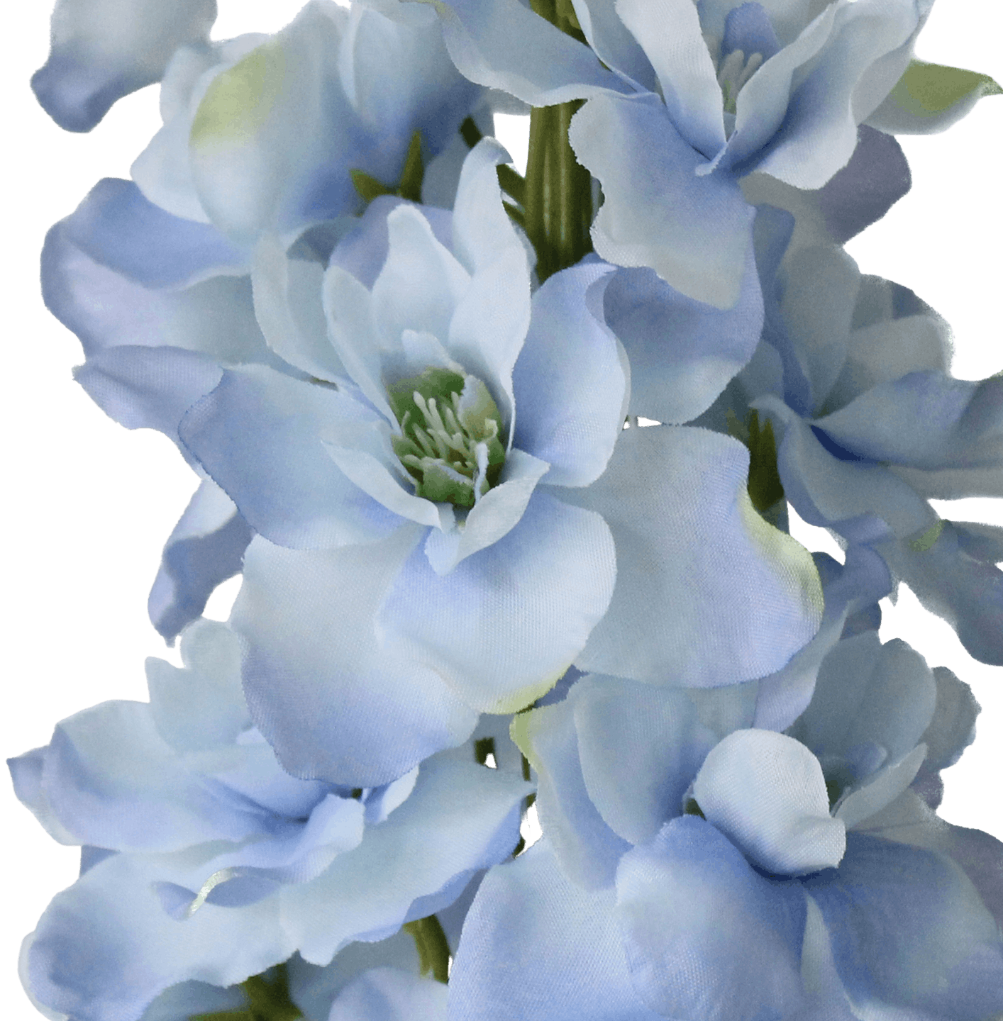 Artificial blue delphinium stem flower
