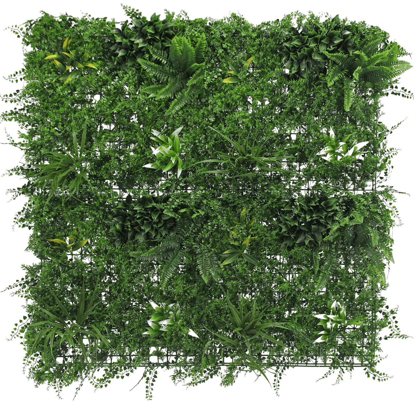 Dense fern UV stable artificial green wall foliage by Blooming Artificial