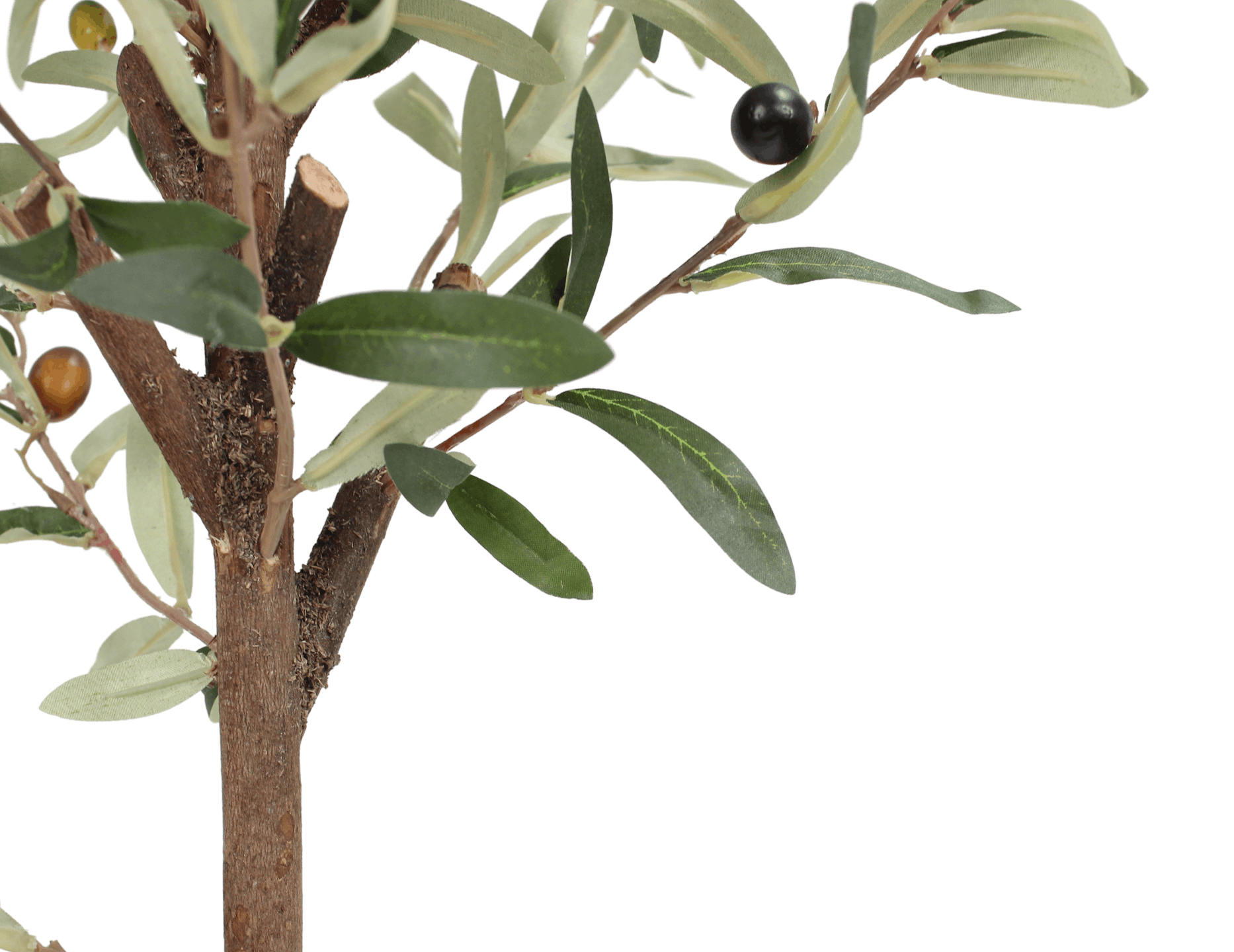 Faux mini olive tree trunk