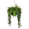 Artificial foliage hanging basket