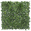 Forest greens living wall on a black background