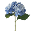 Artificial hydrangea stem blue