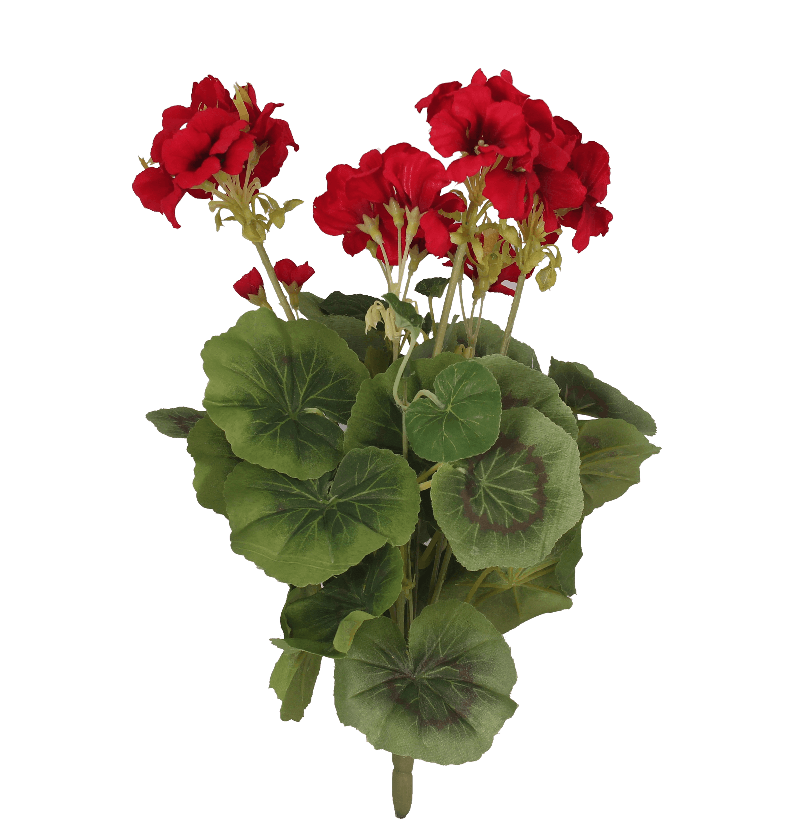 Artificial geranium bush red