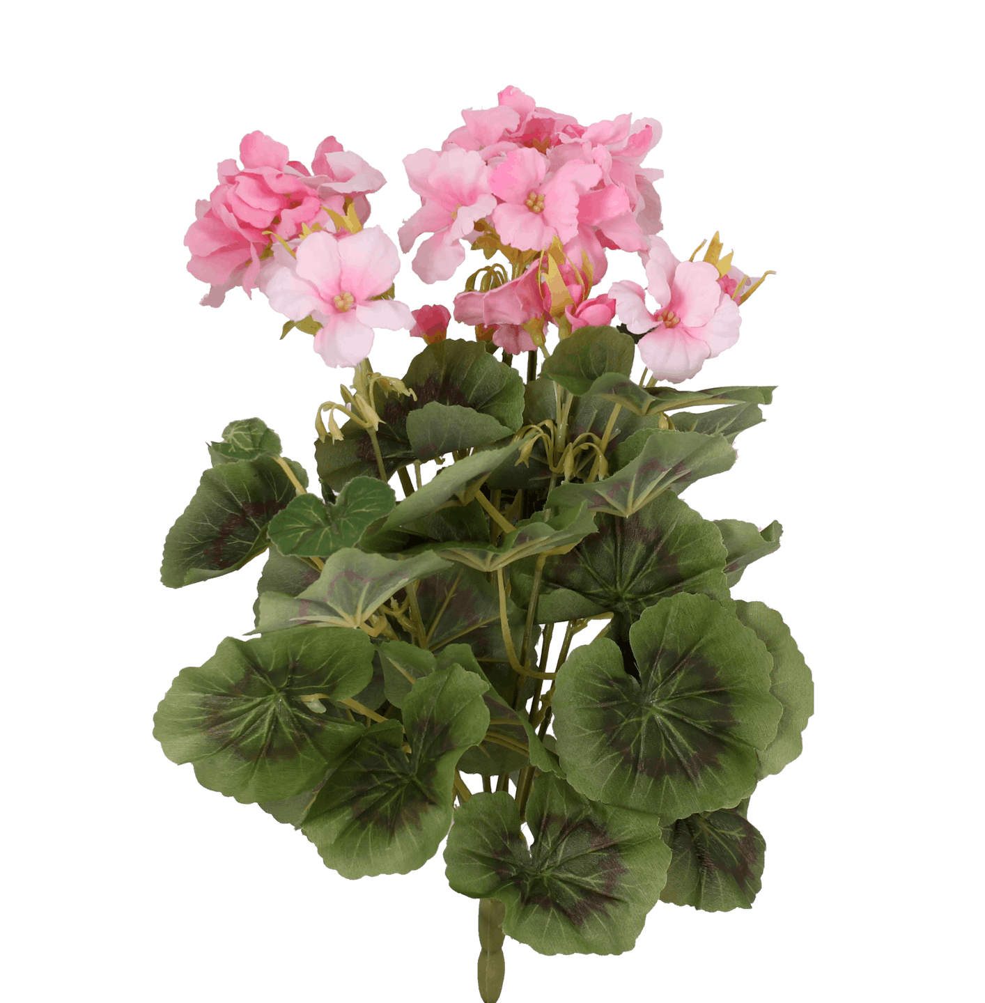 Artificial geranium bush pink