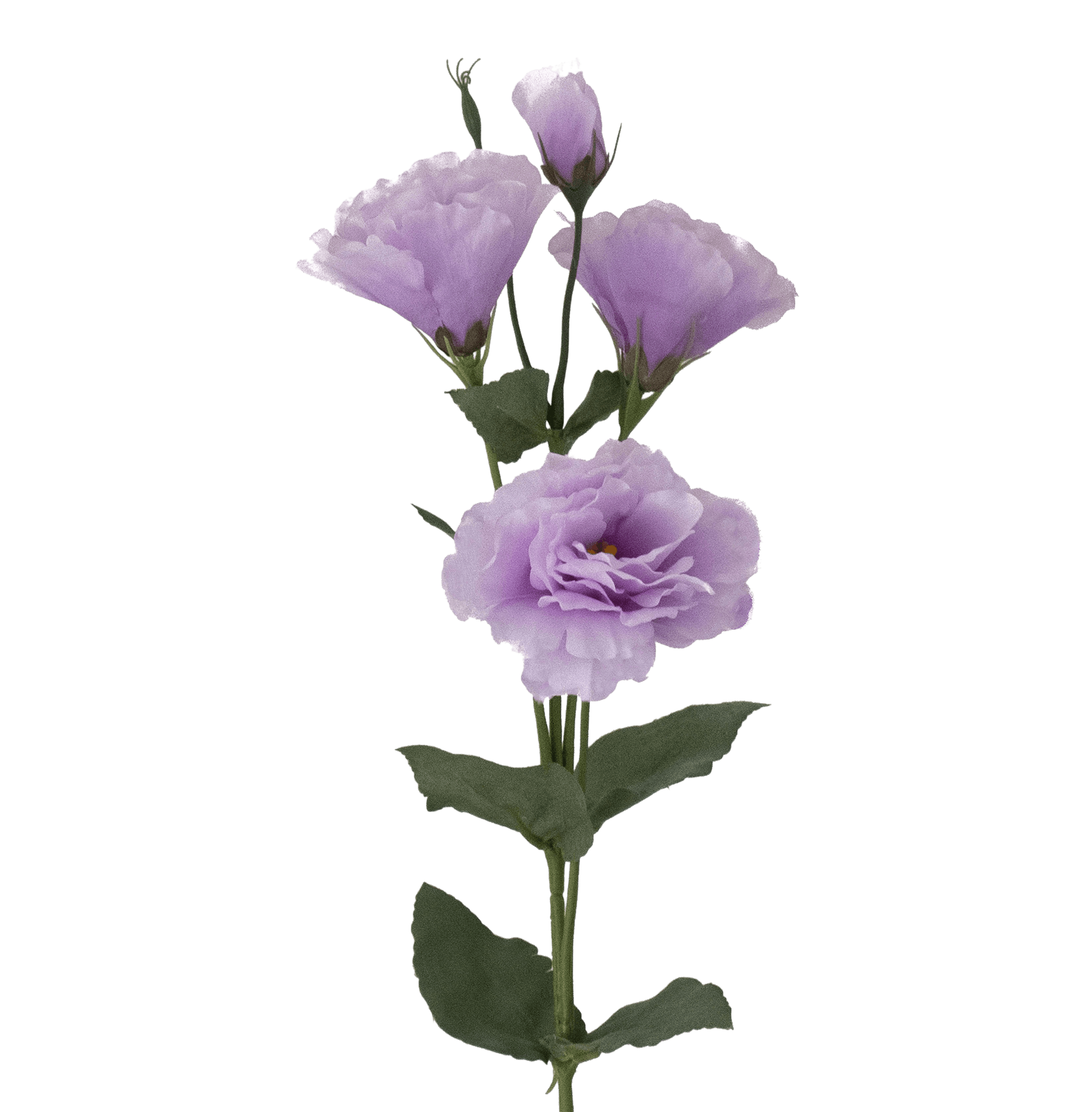 Artificial lisianthus stem purple