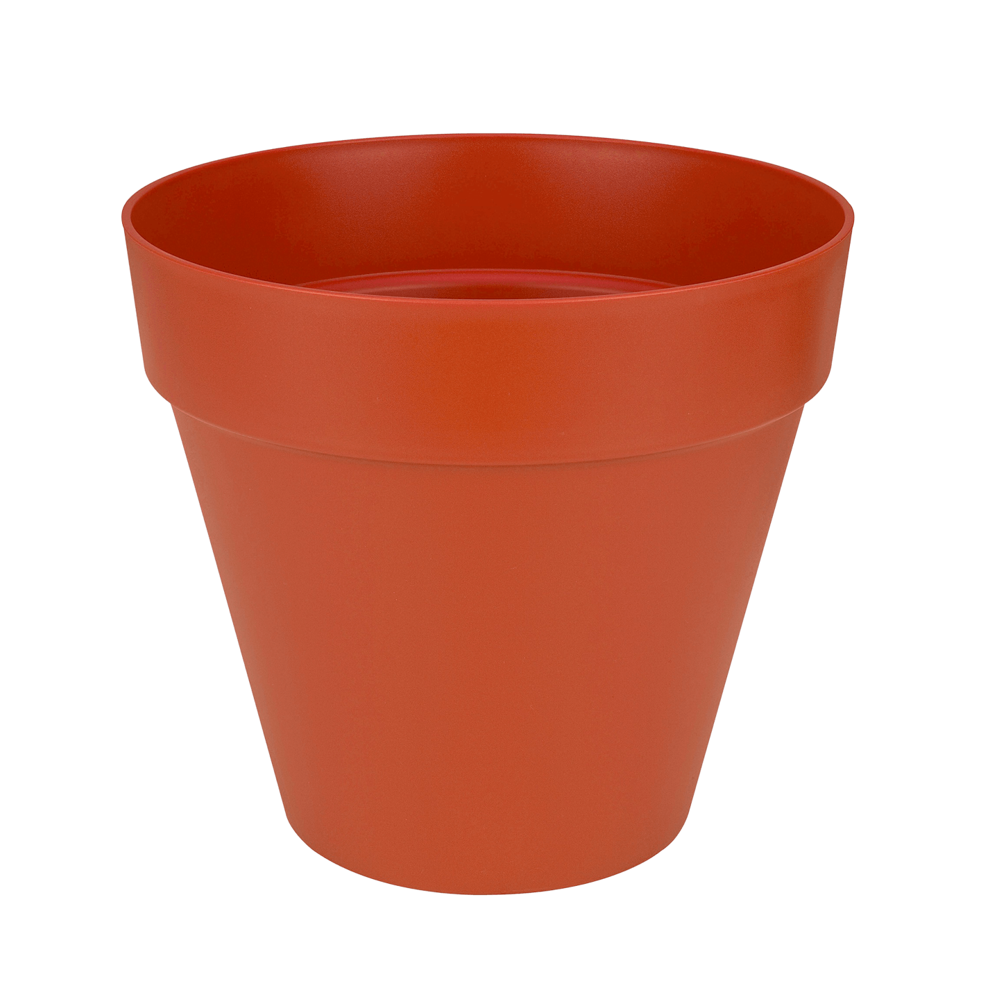 Orange loft urban round plant pot