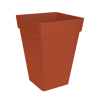 Red loft urban square plant pot