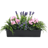 Artificial mixed flower window box