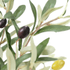 Faux olive bush leaves