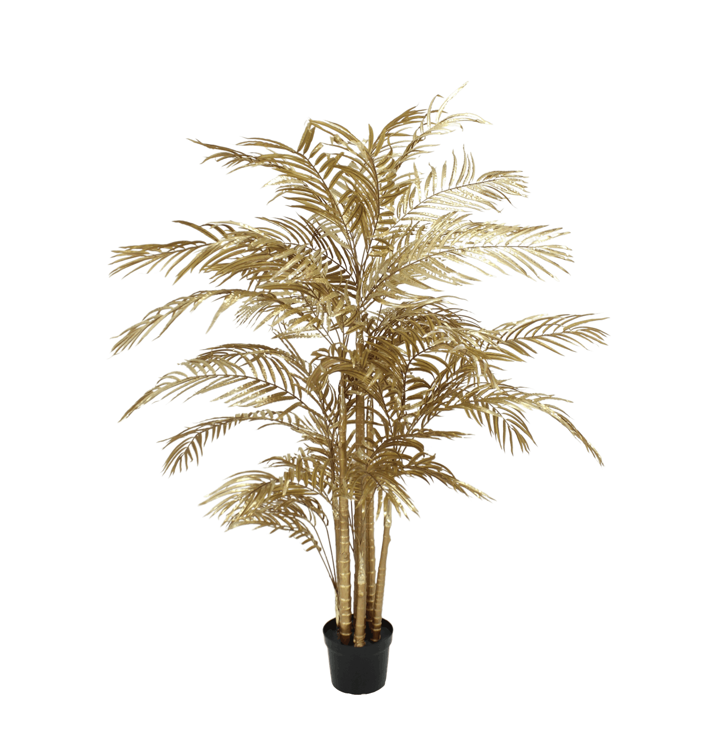 180cm artificial gold painted palm tree