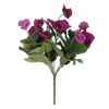 Artificial pansy bush purple