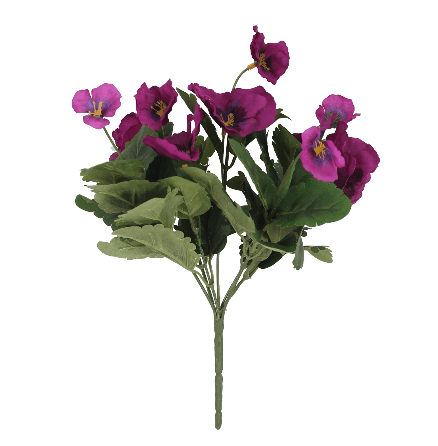 Artificial pansy bush purple