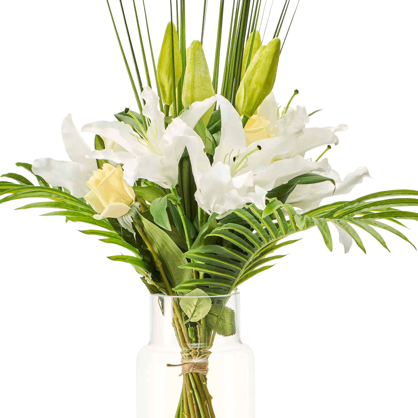 Artificial paradise bouquet 65cm isolated
