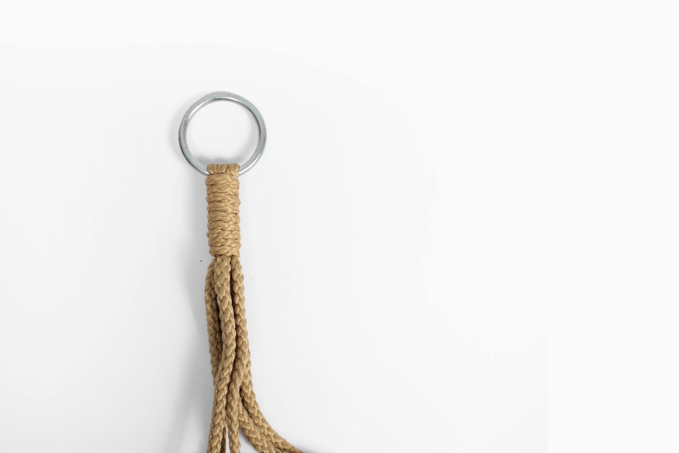 hanging patt fiberclay planter hanging hook on white background