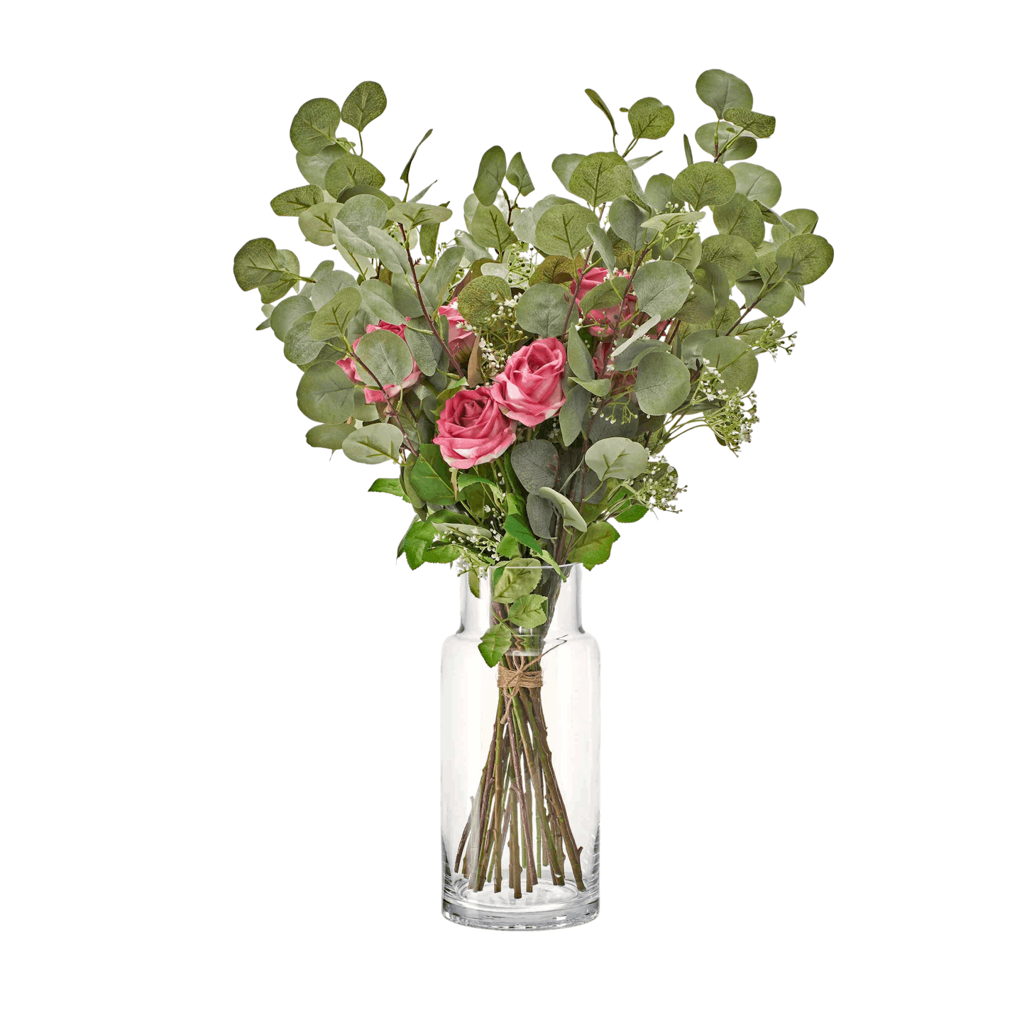 Dark pink artificial romance bouquet