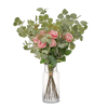 Pink artificial romance bouquet