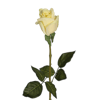 Artificial rose bud stem yellow