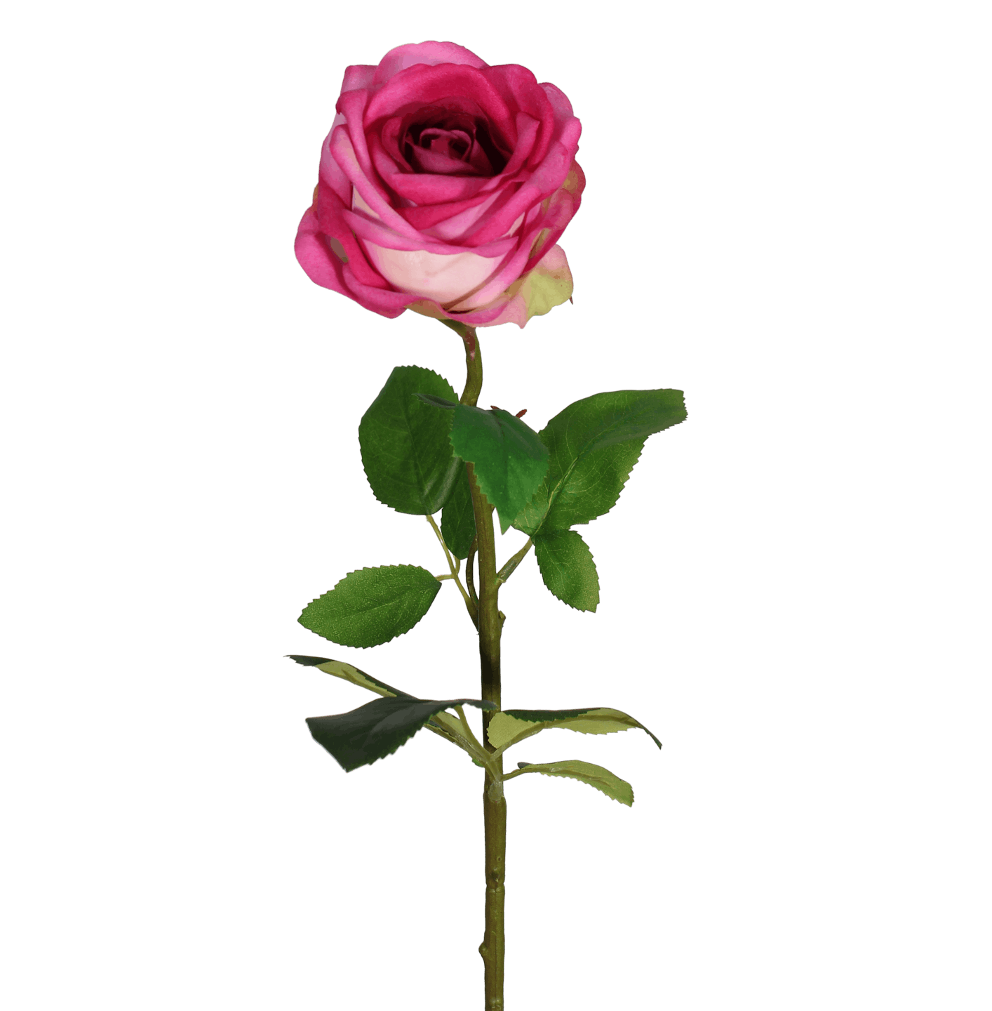 Artificial rose stem dark pink