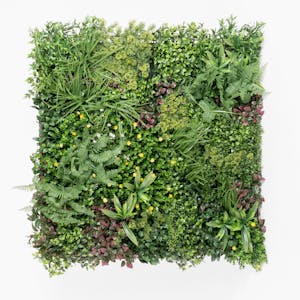 Faux wonderland green wall