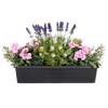 Artificial summer garden window box pink
